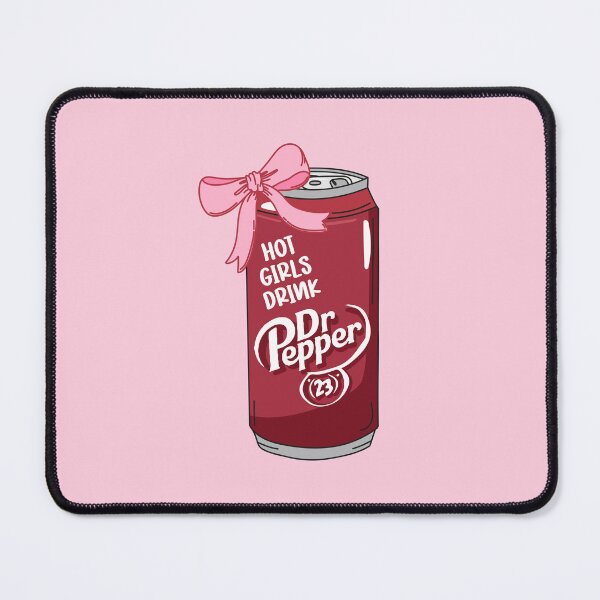 Item preview, Hot Girls Drink Dr.Pepper. Soda With Bow. designed and sold by CoCoArt-Ua.