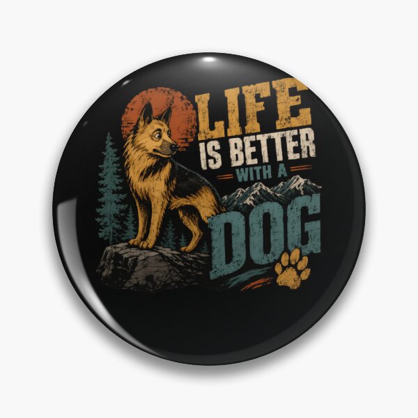 Item preview, Life Is Better With A Dog German Shepherd Owner Pet Lover Canine designed and sold by HumansStuck12.