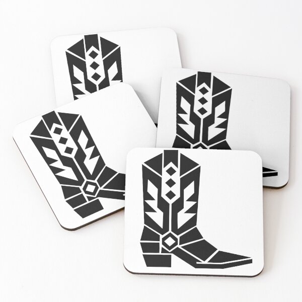 Item preview, Western Summer Cowboy Boot Geometric Design designed and sold by matybrak.