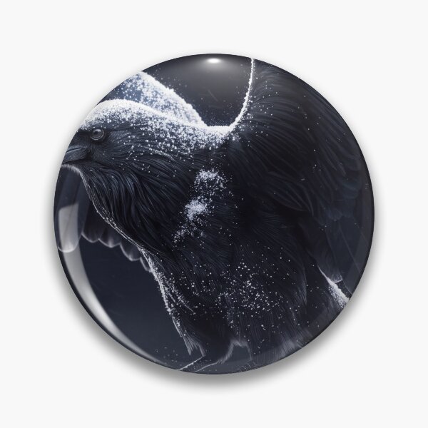 Artikelvorschau, Raven in the Snow – Silent Majesty entworfen und verkauft von Halbeskilo.