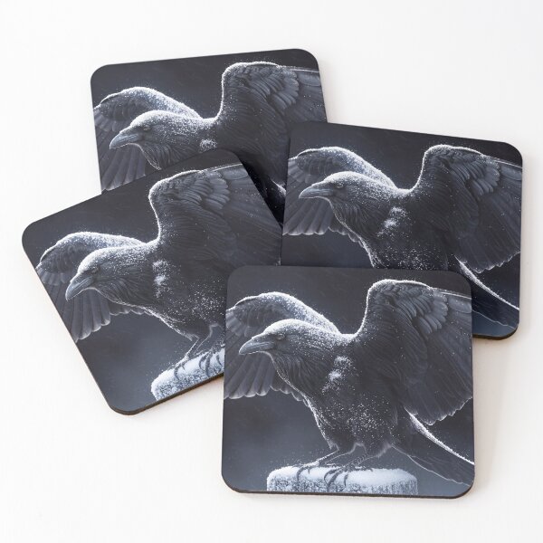 Item preview, Raven in the Snow – Silent Majesty designed and sold by Halbeskilo.