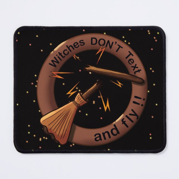 Item preview, Flying broomstick danger, wizards, witches Halloween designed and sold by OhNoNotAgain42.