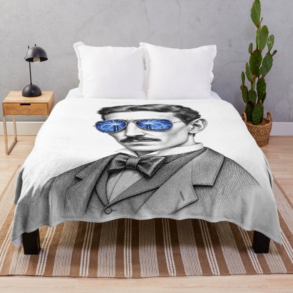 Item preview, Nikola Tesla Inventor Sunglasses Reflection designed and sold by Bad-Decisions-Designs.