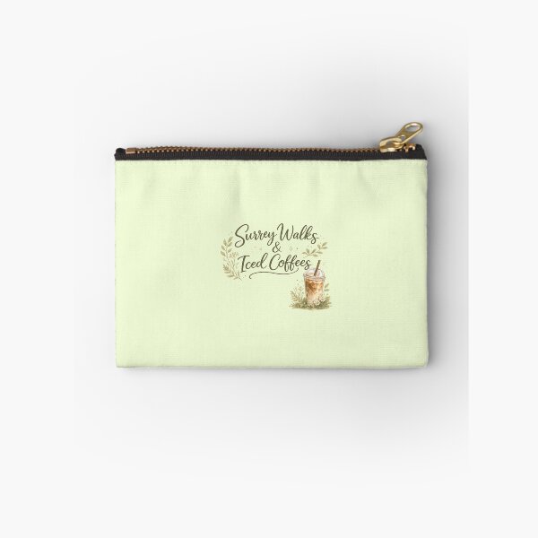 Item preview, Surrey Walks & Iced Coffees | Cute Surrey Cottagecore Coffee Lover Design designed and sold by ThatSurreyLife.