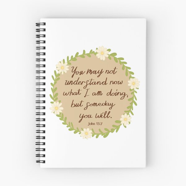Item preview, John 13:7 Bible Verse Sticker designed and sold by MaanArtCorner.