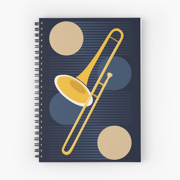 Item preview, Abstract Trombone Print | Minimalist Brass Instrument Art | Modern Geometric Music Print | Contemporary Jazz Decor designed and sold by Studio pod Burom.