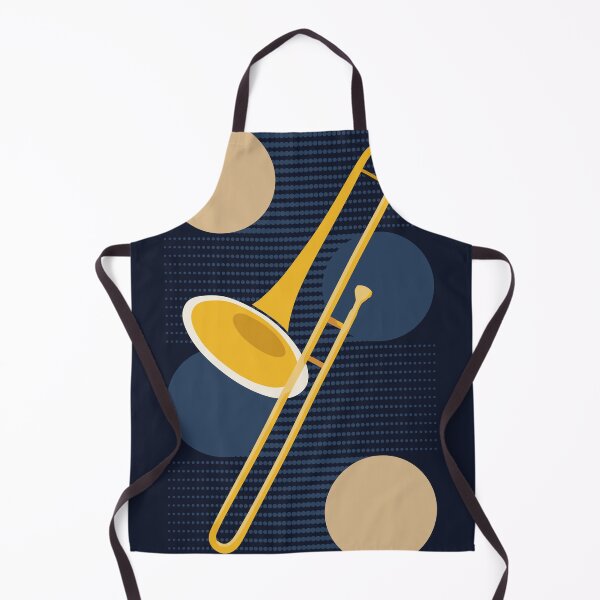 Item preview, Abstract Trombone Print | Minimalist Brass Instrument Art | Modern Geometric Music Print | Contemporary Jazz Decor designed and sold by Studio pod Burom.