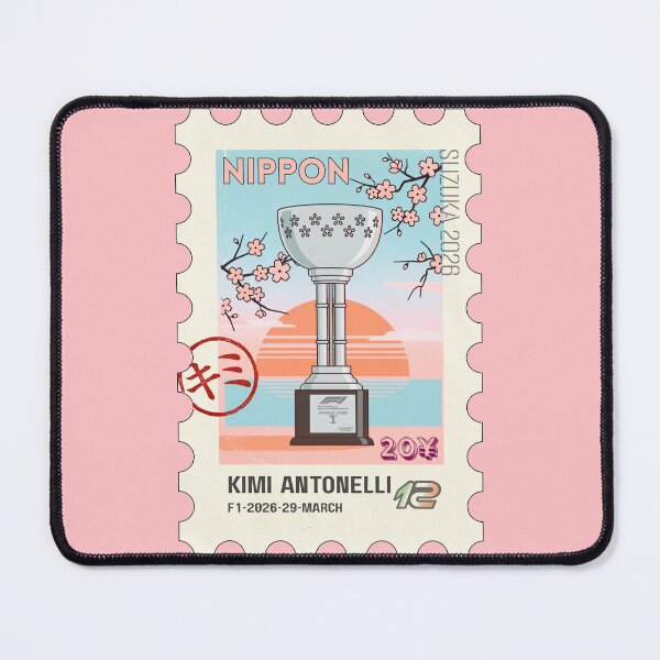 Item preview, F1 JAPENSE GP SUZUKA 2026 Stamp - Winner Kimi designed and sold by Pink Polar F1.