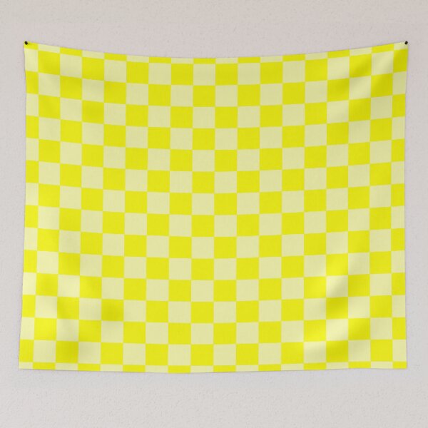 Item preview, Dark Yellow and Light Yellow Chequered Pattern designed and sold by Jeallan Designs.