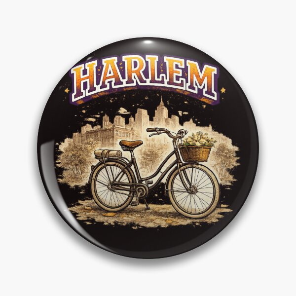 Item preview, Harlem Bicycle Vintage City Illustration designed and sold by Tadeusz1.