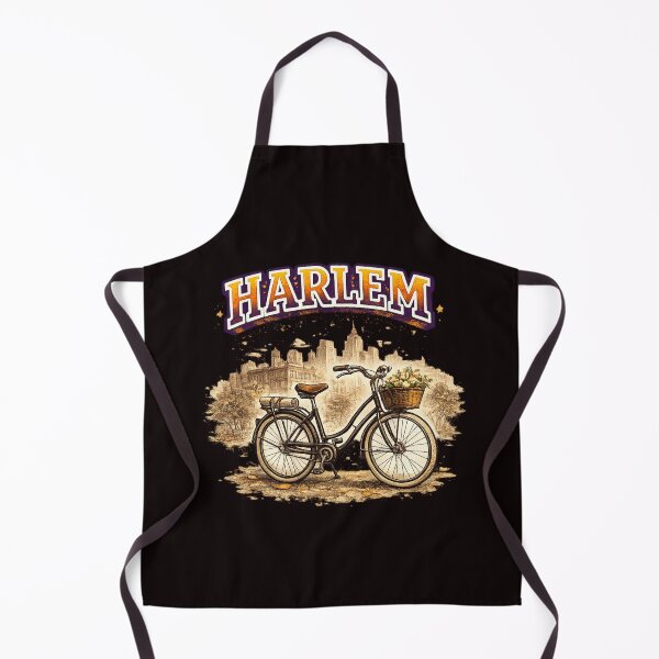 Item preview, Harlem Bicycle Vintage City Illustration designed and sold by Tadeusz1.