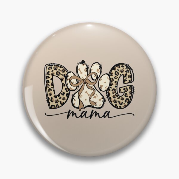 Item preview, Dog Mama / Leopard Print Dog Paw Bow Design/ Cute Pet Mom Graphics/ Dog Lover Gift  designed and sold by BrownHorse90s.