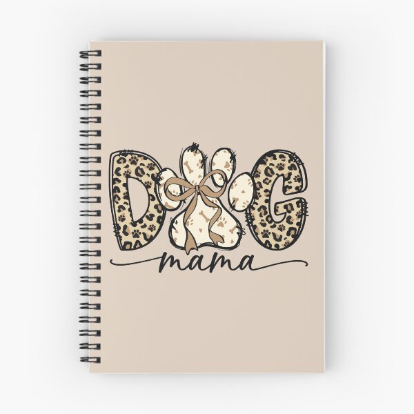 Item preview, Dog Mama / Leopard Print Dog Paw Bow Design/ Cute Pet Mom Graphics/ Dog Lover Gift  designed and sold by BrownHorse90s.