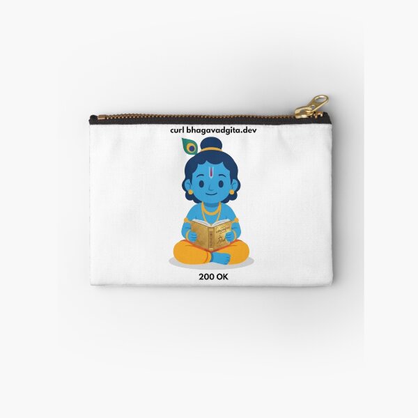 Item preview, curl bhagavadgita.dev | Developer Sticker | Terminal Tech Humor designed and sold by BhaktiByte.