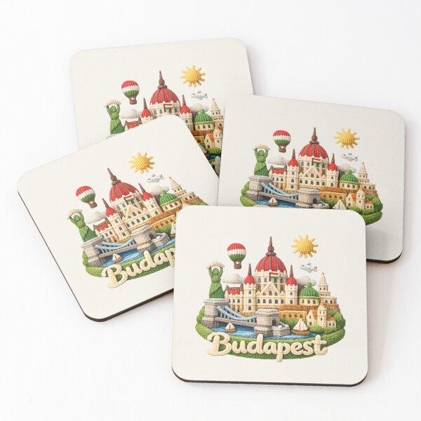 Item preview, Cute Knitted Budapest Landmark | Handmade Yarn Knit Travel Souvenir designed and sold by Moons Studio.