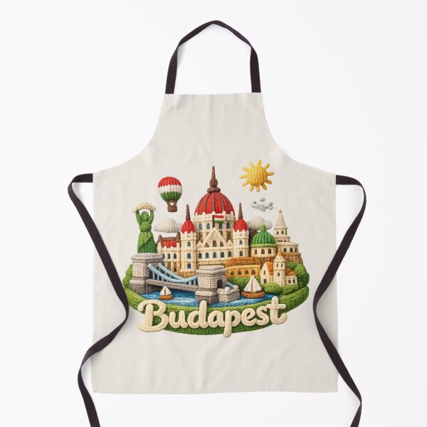 Item preview, Cute Knitted Budapest Landmark | Handmade Yarn Knit Travel Souvenir designed and sold by Moons Studio.