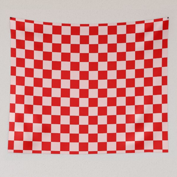 Item preview,  Red and Pink Chequered Pattern designed and sold by Jeallan Designs.