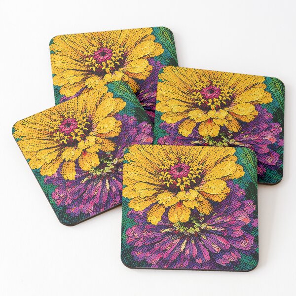 Item preview, Colourfull Flower in Halftonee designed and sold by Andyglea.