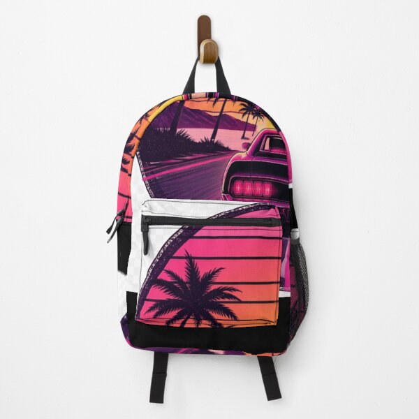 Item preview, 80s Retro Sunset Muscle Car - Synthwave Drive designed and sold by NEXTFORMSTUDIO.