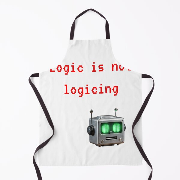 Item preview, Logic is Not Logicing — Funny Robot Tech Humor Gift Shirt designed and sold by DoggyDayLove.