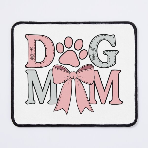 Item preview, Dog Mom / Pink Coquette Bow Paw Print Design/ Pastel Dog Mom Graphics/ Pet Lover Gift designed and sold by BrownHorse90s.