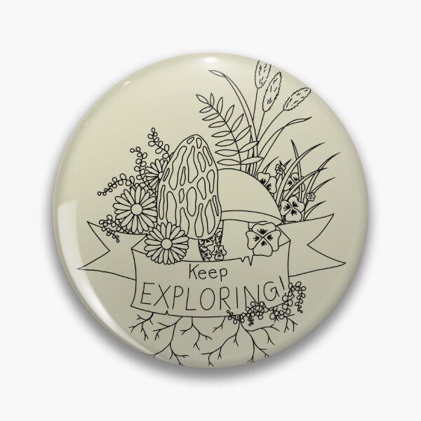 Artikelvorschau, Keep Exploring! - Pilze Pflanzen Tattoo Art entworfen und verkauft von shamrock-illus.