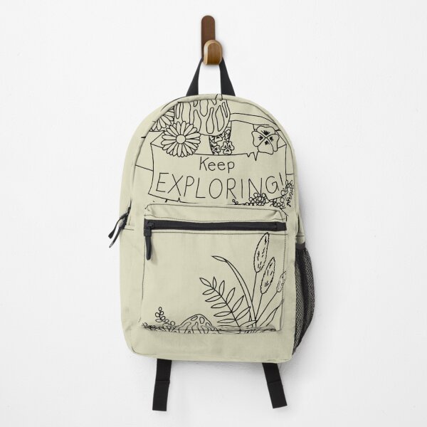 Item preview, Keep Exploring! - Mushroom Plant Tattoo Art designed and sold by shamrock-illus.