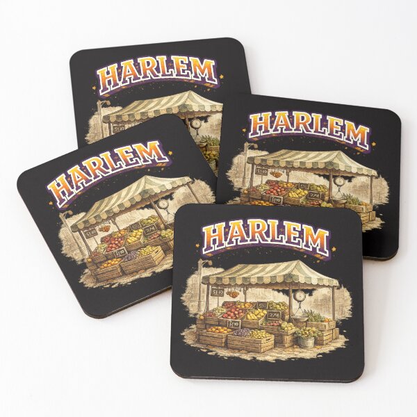 Item preview, Harlem Street Market Vintage Illustration designed and sold by Tadeusz1.