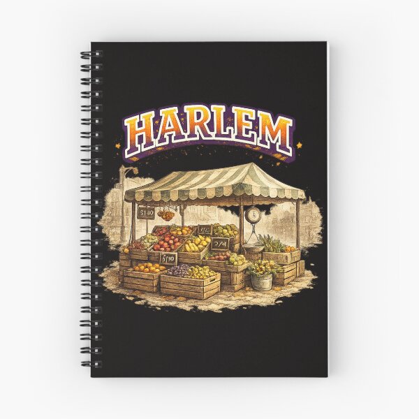 Item preview, Harlem Street Market Vintage Illustration designed and sold by Tadeusz1.