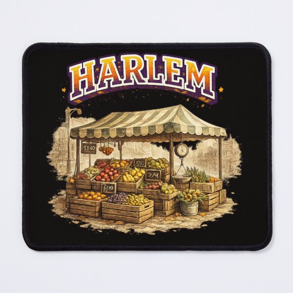 Item preview, Harlem Street Market Vintage Illustration designed and sold by Tadeusz1.