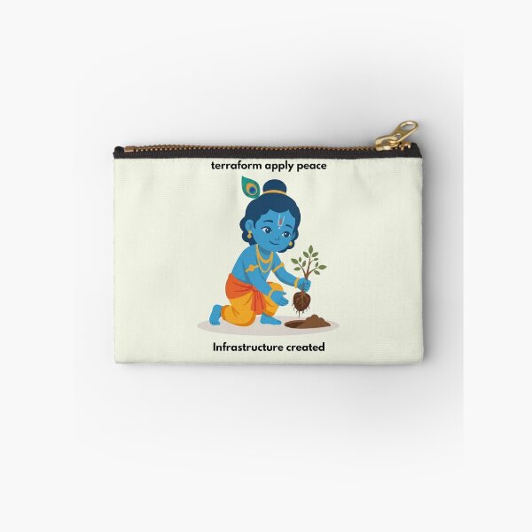 Item preview, terraform apply peace | DevOps Developer Sticker | Cloud Tech Humor designed and sold by BhaktiByte.