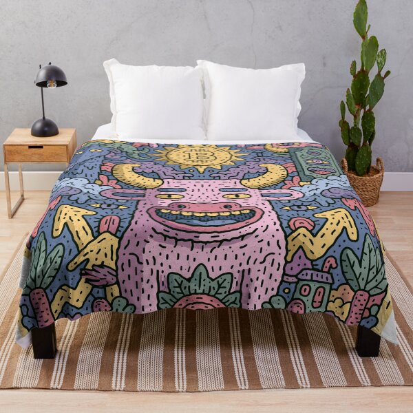 Item preview, Vibrant Crypto Bull Market Doodle Art designed and sold by Romgora.