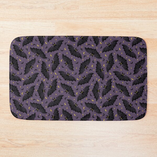 Item preview, Spooky Night Bats Seamless Pattern | Gothic Halloween Moon & Stars Design designed and sold by romyca creation_22.