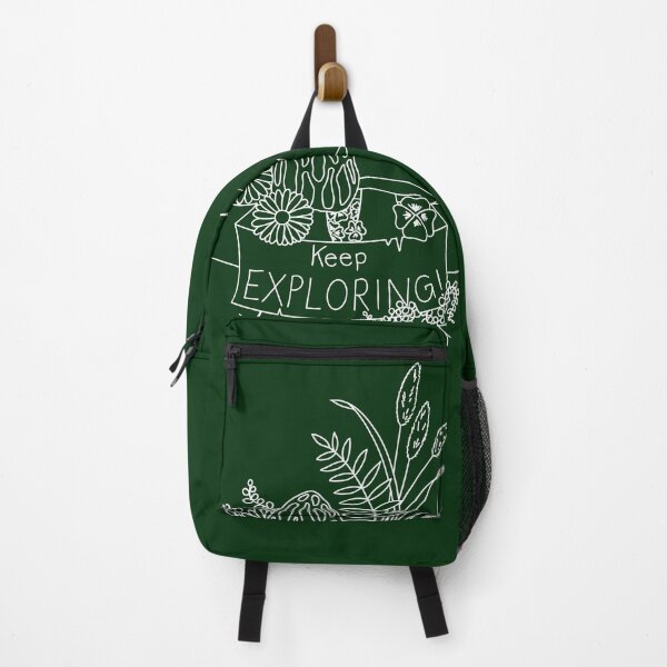 Item preview, Copy of Keep Exploring! - Mushroom Plant Tattoo Art designed and sold by shamrock-illus.