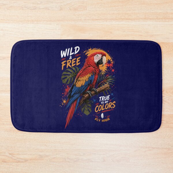 Item preview, Wild Free True To My Colors Colorful Scarlet Macaw designed and sold by W&RParadise.