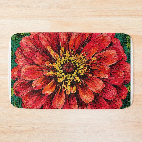 Item preview, Big Red Flower Halftone designed and sold by Andyglea.