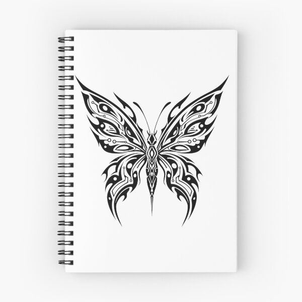 Artikelvorschau, Cyber Tribal Butterfly Blackwork Ornamental Wings entworfen und verkauft von The Midnight Archive.