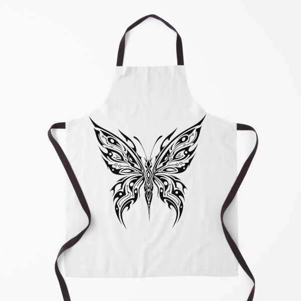 Item preview, Cyber Tribal Butterfly Blackwork Ornamental Wings designed and sold by The Midnight Archive.