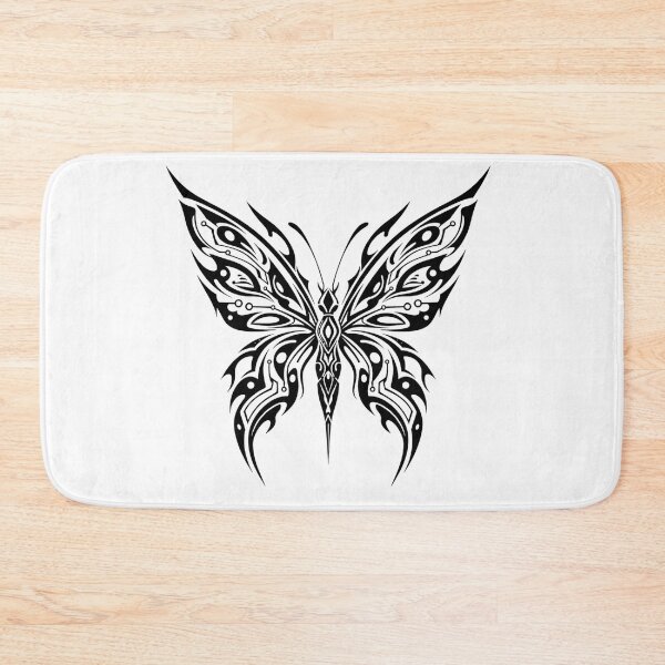 Item preview, Cyber Tribal Butterfly Blackwork Ornamental Wings designed and sold by The Midnight Archive.