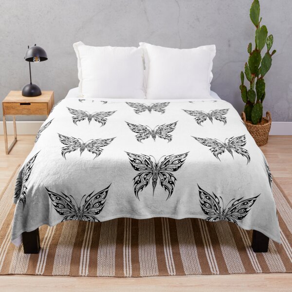 Item preview, Cyber Tribal Butterfly Blackwork Ornamental Wings designed and sold by The Midnight Archive.