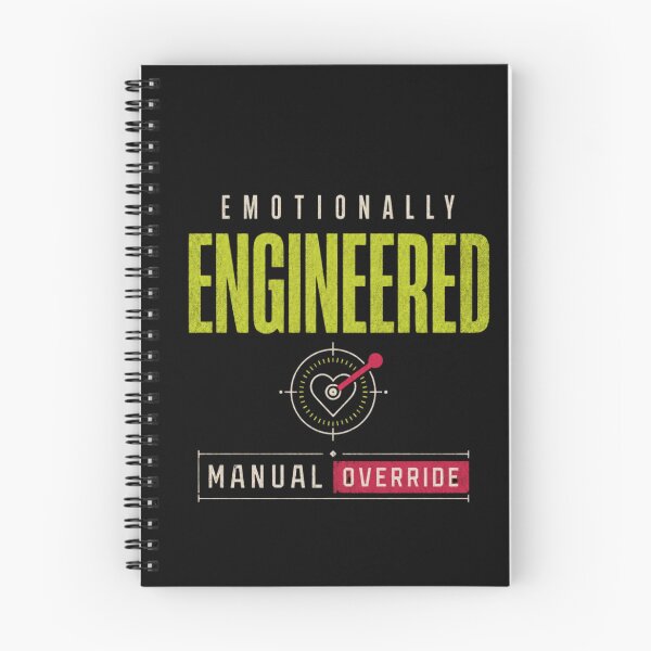 Item preview, Emotionally Engineered Manual Override Funny Tech Humor designed and sold by DirectiveOffice.