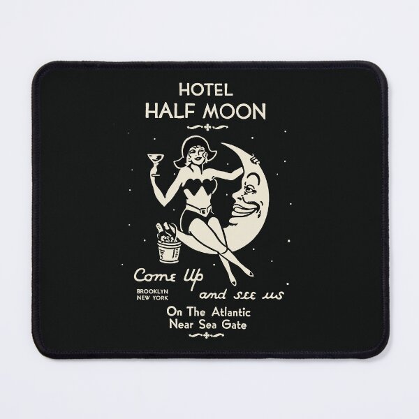 Item preview, Hotel Half Moon - 1940s Matchbook Cover designed and sold by Corinne Alexa Jackson.