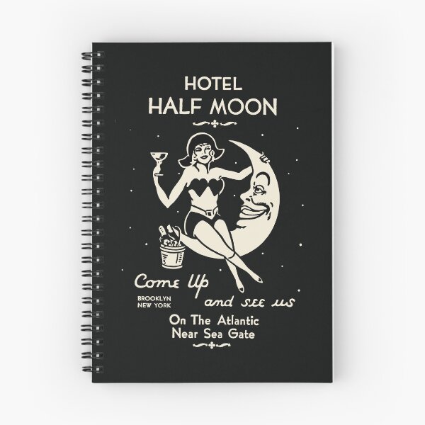 Item preview, Hotel Half Moon - 1940s Matchbook Cover designed and sold by Corinne Alexa Jackson.