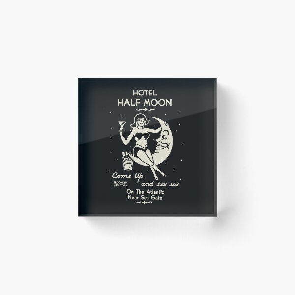 Item preview, Hotel Half Moon - 1940s Matchbook Cover designed and sold by Corinne Alexa Jackson.