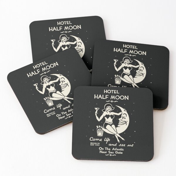 Item preview, Hotel Half Moon - 1940s Matchbook Cover designed and sold by Corinne Alexa Jackson.