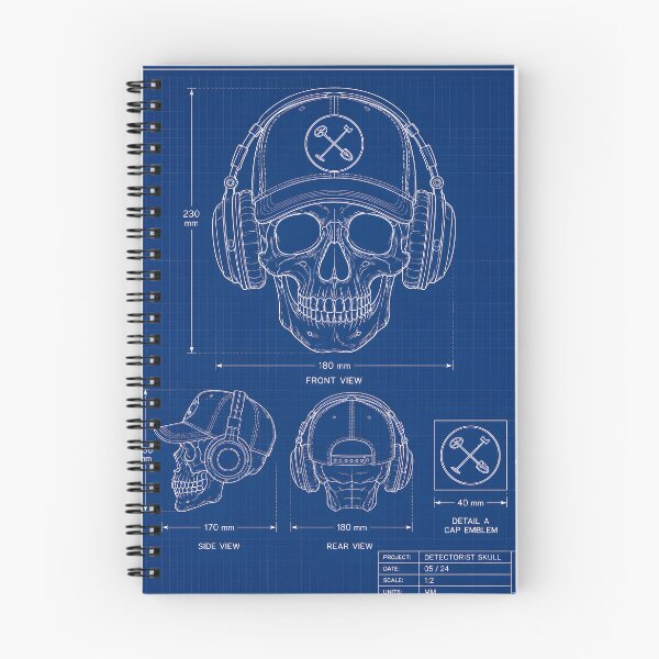 Item preview, Blueprint Detectorist skull designed and sold by Metaldetectorz.