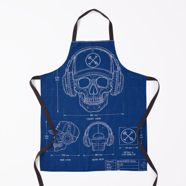 Item preview, Blueprint Detectorist skull designed and sold by Metaldetectorz.