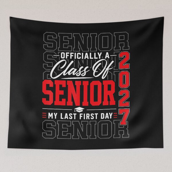 Item preview, My Last First Day Senior 2027 Class Of 2027 Back To School designed and sold by JamesCrArt.