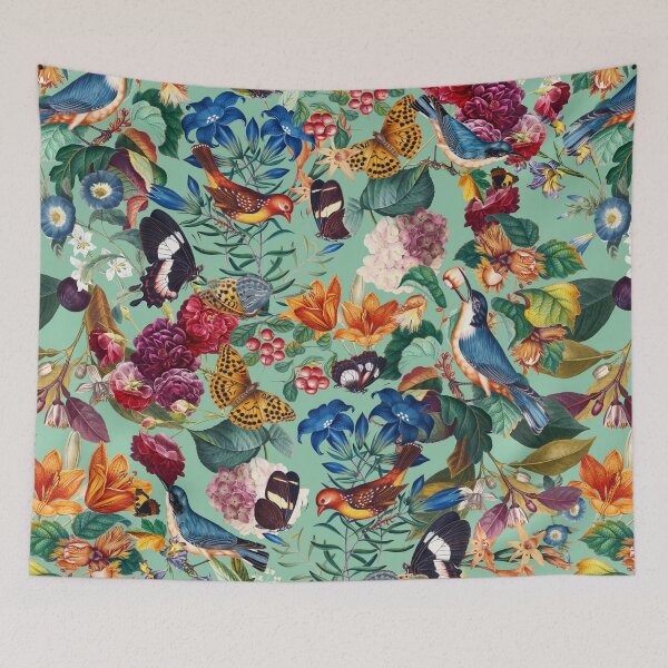 Item preview, Symphony of Birds and Butterflies designed and sold by Burcu Korkmazyurek.
