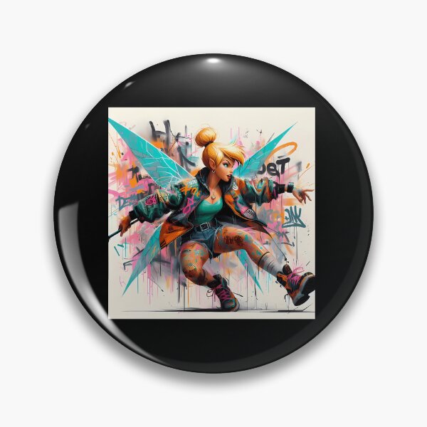 Item preview, Tinker Bell In Urban Outfit Graffiti-Style designed and sold by jehad10ayad11.